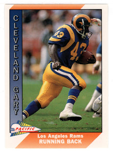 Cleveland Gary - Los Angeles Rams (NFL Football Card) 1991 Pacific # 251 Mint