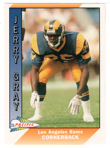 Jerry Gray - Los Angeles Rams (NFL Football Card) 1991 Pacific # 252 Mint