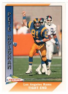 Pete Holohan - Los Angeles Rams (NFL Football Card) 1991 Pacific # 254 Mint