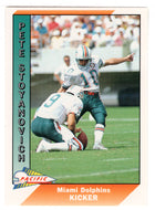 Pete Stoyanovich - Miami Dolphins (NFL Football Card) 1991 Pacific # 277 Mint