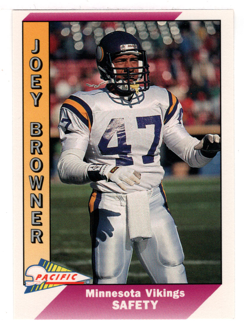 Joey Browner - Minnesota Vikings (NFL Football Card) 1991 Pacific # 28 –  PictureYourDreams