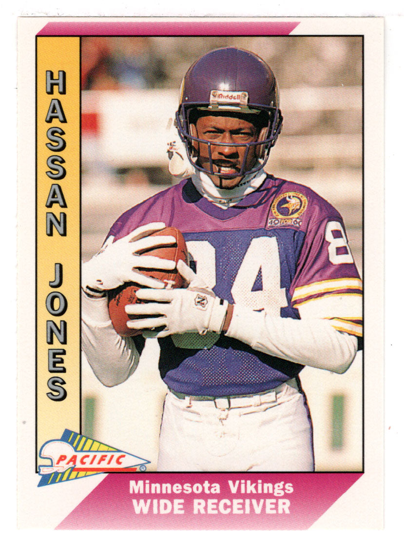 Hassan Jones - Minnesota Vikings (NFL Football Card) 1991 Pacific # 289 Mint