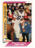 Steve Jordan - Minnesota Vikings (NFL Football Card) 1991 Pacific # 290 Mint