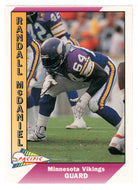 Randall McDaniel - Minnesota Vikings (NFL Football Card) 1991 Pacific # 293 Mint