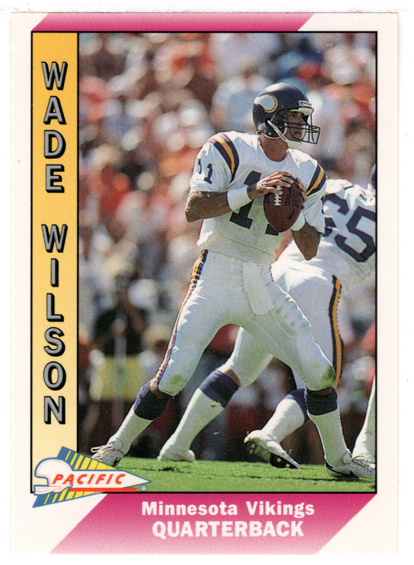 Wade Wilson - Minnesota Vikings (NFL Football Card) 1991 Pacific # 302 Mint