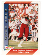 Marv Cook - New England Patriots (NFL Football Card) 1991 Pacific # 304 Mint