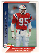 Ed Reynolds - New England Patriots (NFL Football Card) 1991 Pacific # 314 Mint