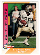 Gene Atkins - New Orleans Saints (NFL Football Card) 1991 Pacific # 322 Mint