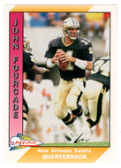 John Fourcade - New Orleans Saints (NFL Football Card) 1991 Pacific # 324 Mint