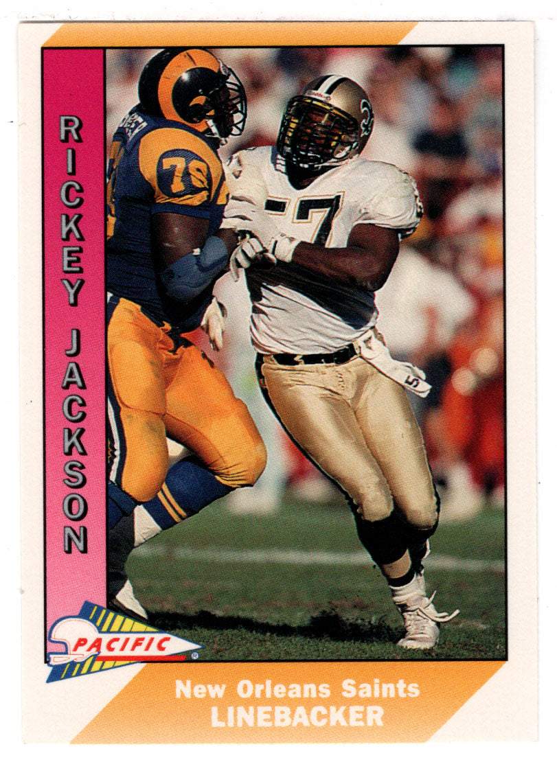 Rickey Jackson - New Orleans Saints (NFL Football Card) 1991 Pacific # 329 Mint