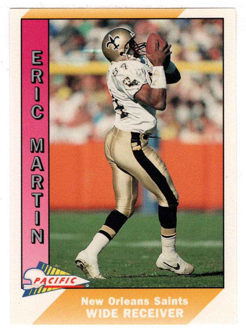 Eric Martin - New Orleans Saints (NFL Football Card) 1991 Pacific # 331 Mint