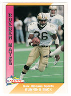 Rueben Mayes - New Orleans Saints (NFL Football Card) 1991 Pacific # 333 Mint