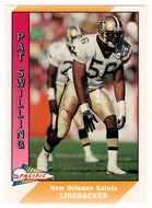 Pat Swilling - New Orleans Saints (NFL Football Card) 1991 Pacific # 336 Mint