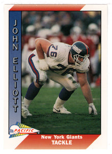 John Elliott - New York Giants (NFL Football Card) 1991 Pacific # 345 Mint