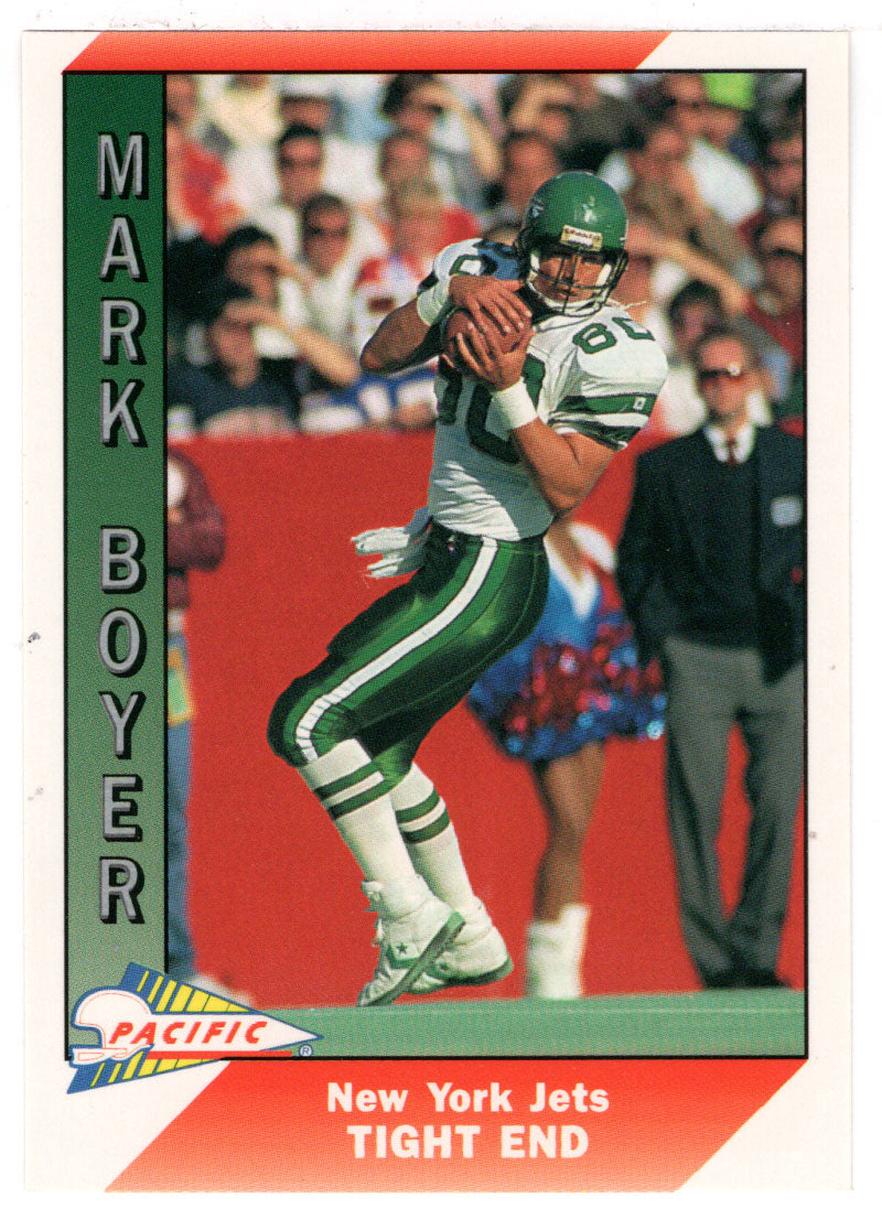 Mark Boyer - New York Jets (NFL Football Card) 1991 Pacific # 362 Mint