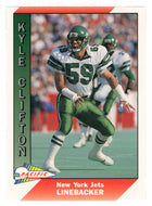 Kyle Clifton - New York Jets (NFL Football Card) 1991 Pacific # 365 Mint