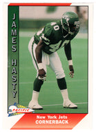 James Hasty - New York Jets (NFL Football Card) 1991 Pacific # 366 Mint