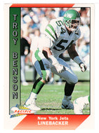 Troy Benson - New York Jets (NFL Football Card) 1991 Pacific # 380 Mint