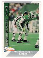 Wes Hopkins - Philadelphia Eagles (NFL Football Card) 1991 Pacific # 387 Mint