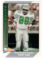 Keith Jackson - Philadelphia Eagles (NFL Football Card) 1991 Pacific # 388 Mint