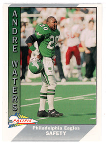 Andre Waters - Philadelphia Eagles (NFL Football Card) 1991 Pacific # 394 Mint