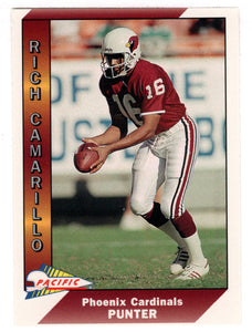 Rich Camarillo - Phoenix Cardinals (NFL Football Card) 1991 Pacific # 401 Mint