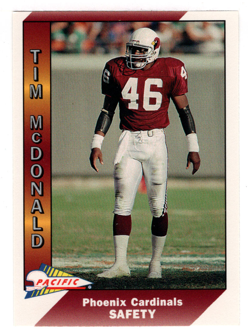 Tim McDonald - Phoenix Cardinals (NFL Football Card) 1991 Pacific # 409 Mint