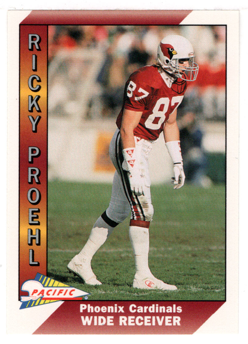 Ricky Proehl - Phoenix Cardinals (NFL Football Card) 1991 Pacific # 411 Mint