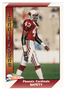 Lonnie Young - Phoenix Cardinals (NFL Football Card) 1991 Pacific # 418 Mint