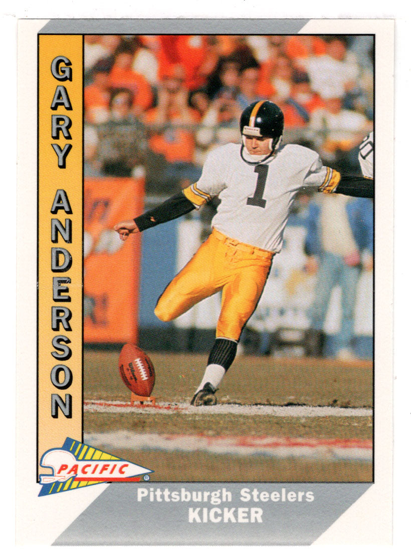 Gary Anderson - Pittsburgh Steelers (NFL Football Card) 1991 Pacific # 419 Mint