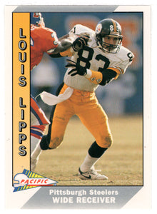 Louis Lipps - Pittsburgh Steelers (NFL Football Card) 1991 Pacific # 427 Mint