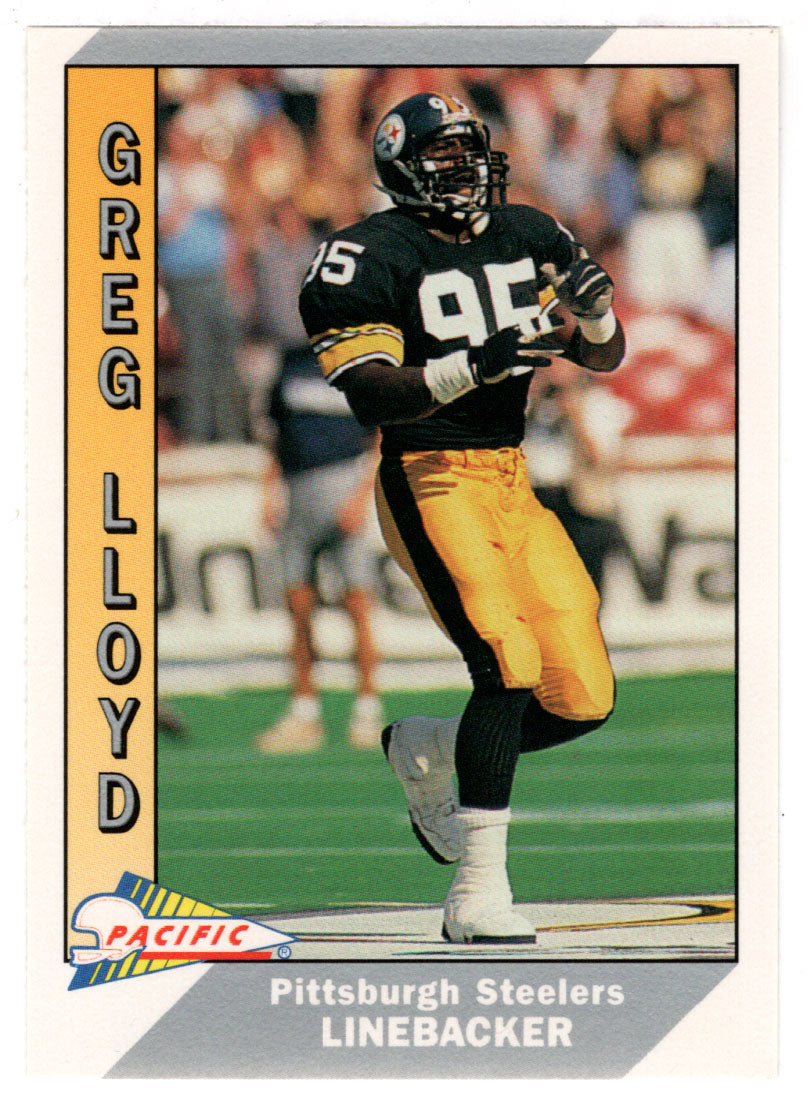 Greg Lloyd - Pittsburgh Steelers (NFL Football Card) 1991 Pacific # 42 –  PictureYourDreams