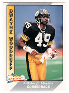 Dwayne Woodruff - Pittsburgh Steelers (NFL Football Card) 1991 Pacific # 432 Mint