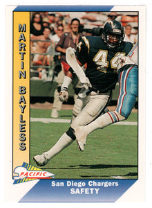 Martin Bayless - San Diego Chargers (NFL Football Card) 1991 Pacific # 437 Mint