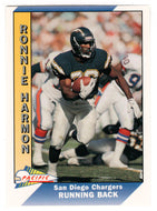 Ronnie Harmon - San Diego Chargers (NFL Football Card) 1991 Pacific # 446 Mint