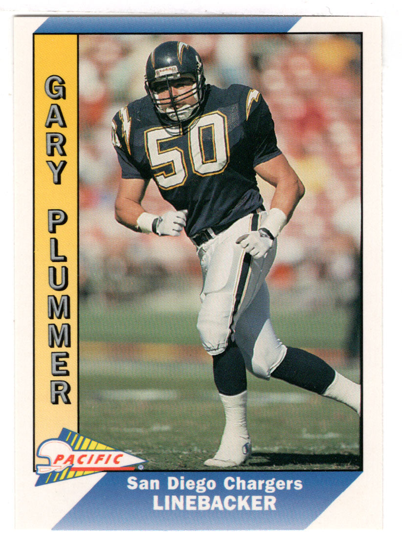 Gary Plummer - San Diego Chargers (NFL Football Card) 1991 Pacific # 450 Mint