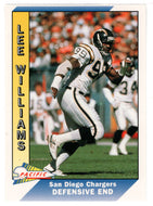 Lee Williams - San Diego Chargers (NFL Football Card) 1991 Pacific # 455 Mint