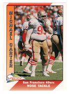 Michael Carter - San Francisco 49ers (NFL Football Card) 1991 Pacific # 456 Mint