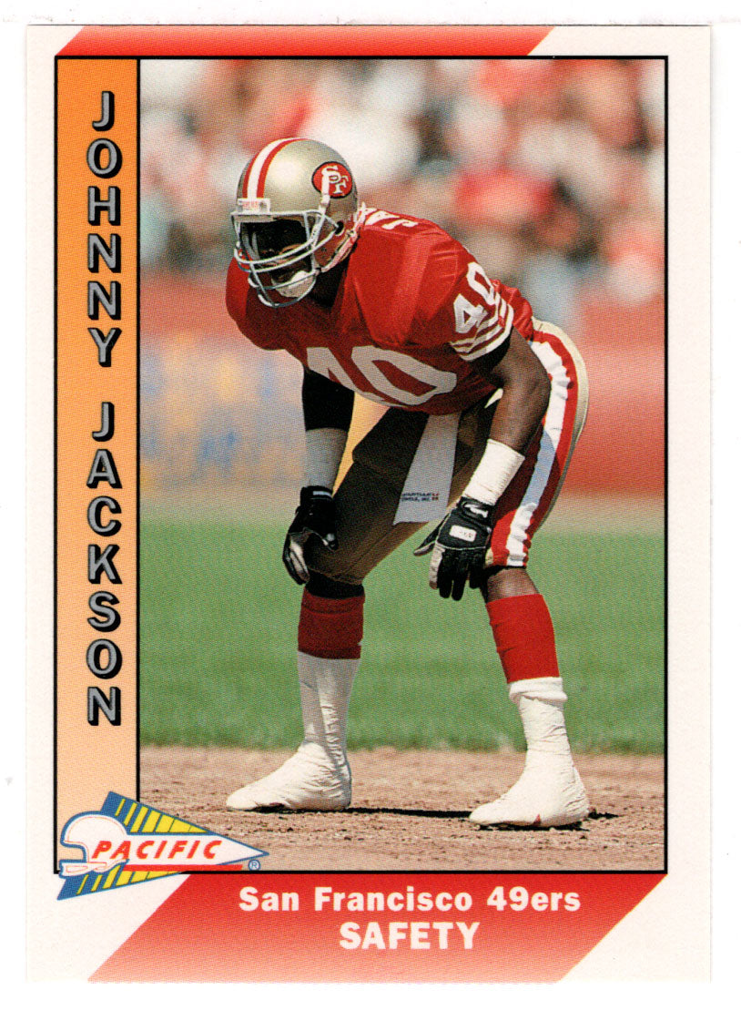 Johnnie Jackson RC - San Francisco 49ers (NFL Football Card) 1991 Pacific # 461 Mint