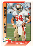 Brent Jones - San Francisco 49ers (NFL Football Card) 1991 Pacific # 462 Mint