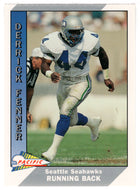 Derrick Fenner - Seattle Seahawks (NFL Football Card) 1991 Pacific # 476 Mint