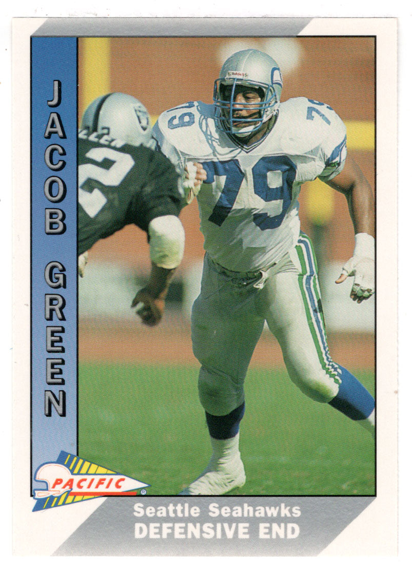 Jacob Green - Seattle Seahawks (NFL Football Card) 1991 Pacific # 478 Mint