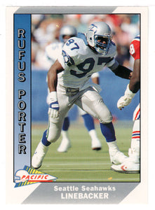 Rufus Porter - Seattle Seahawks (NFL Football Card) 1991 Pacific # 486 Mint