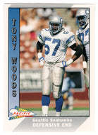 Tony Woods - Seattle Seahawks (NFL Football Card) 1991 Pacific # 492 Mint