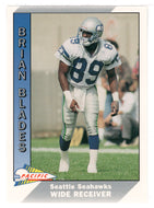 Brian Blades - Seattle Seahawks (NFL Football Card) 1991 Pacific # 493 Mint