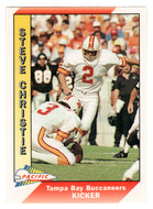 Steve Christie - Tampa Bay Buccaneers (NFL Football Card) 1991 Pacific # 498 Mint