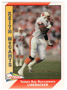 Keith McCants - Tampa Bay Buccaneers (NFL Football Card) 1991 Pacific # 509 Mint