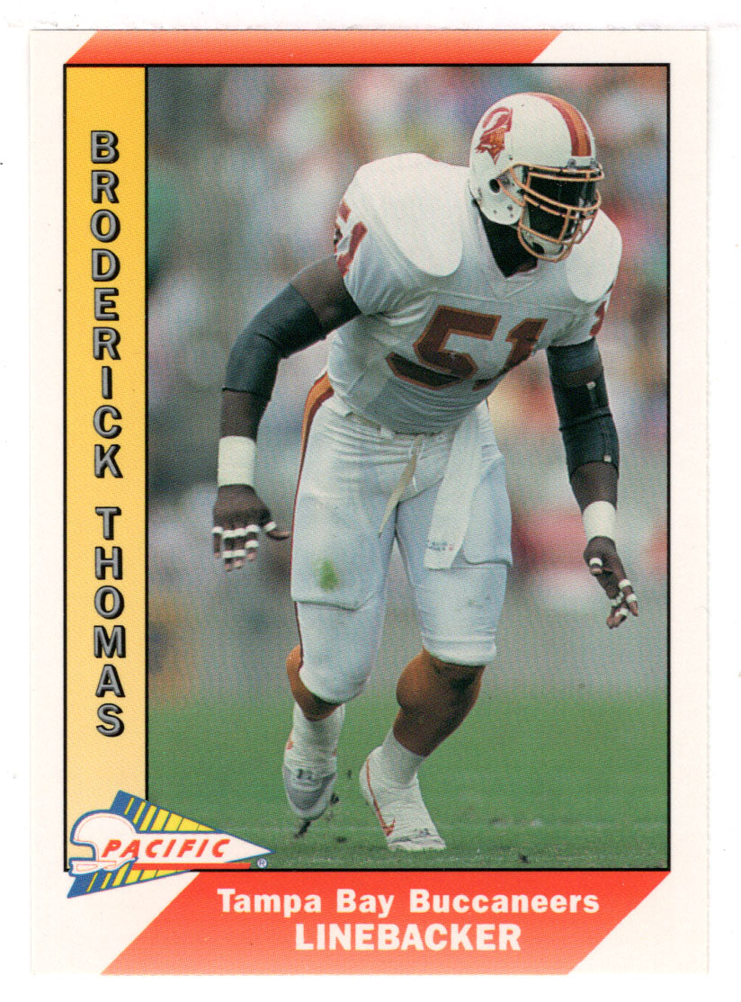 Broderick Thomas - Tampa Bay Buccaneers (NFL Football Card) 1991 Pacific # 514 Mint