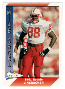 Mike Croel RC - Denver Broncos (NFL Football Card) 1991 Pacific # 542 Mint