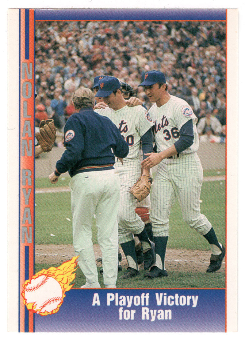Nolan Ryan - Playoff Victory (MLB Baseball Card) 1991 Pacific Ryan Texas Express I # 12 Mint